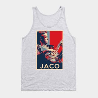 Jaco Pastorius Hope Poster - Sizes of Jazz Musician History Tank Top